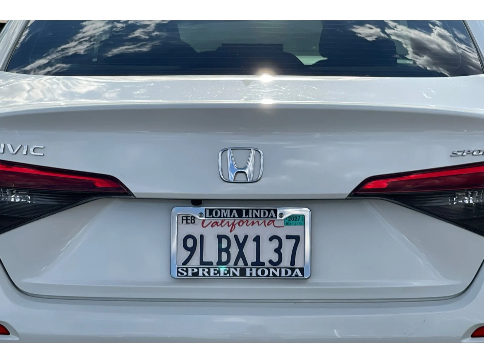 Used 2024 Platinum White Pearl Honda Sport image 15
