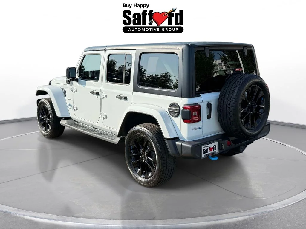 Used 2023 White Jeep Sahara 4xe image 6