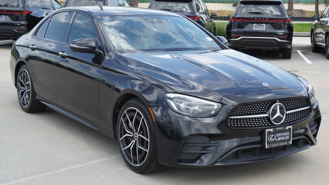 Used 2022 Black Mercedes-Benz E 350 image 3
