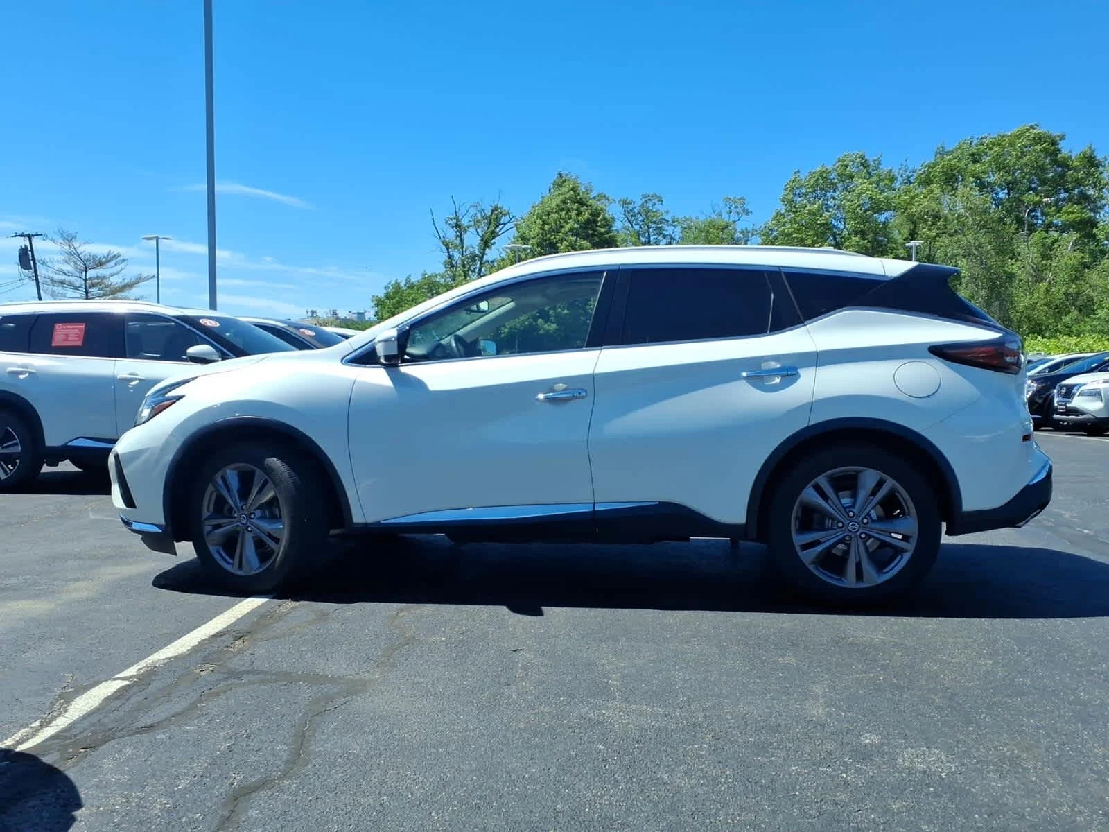 Certified Used 2020 Pearl White Tricoat Nissan Platinum image 8