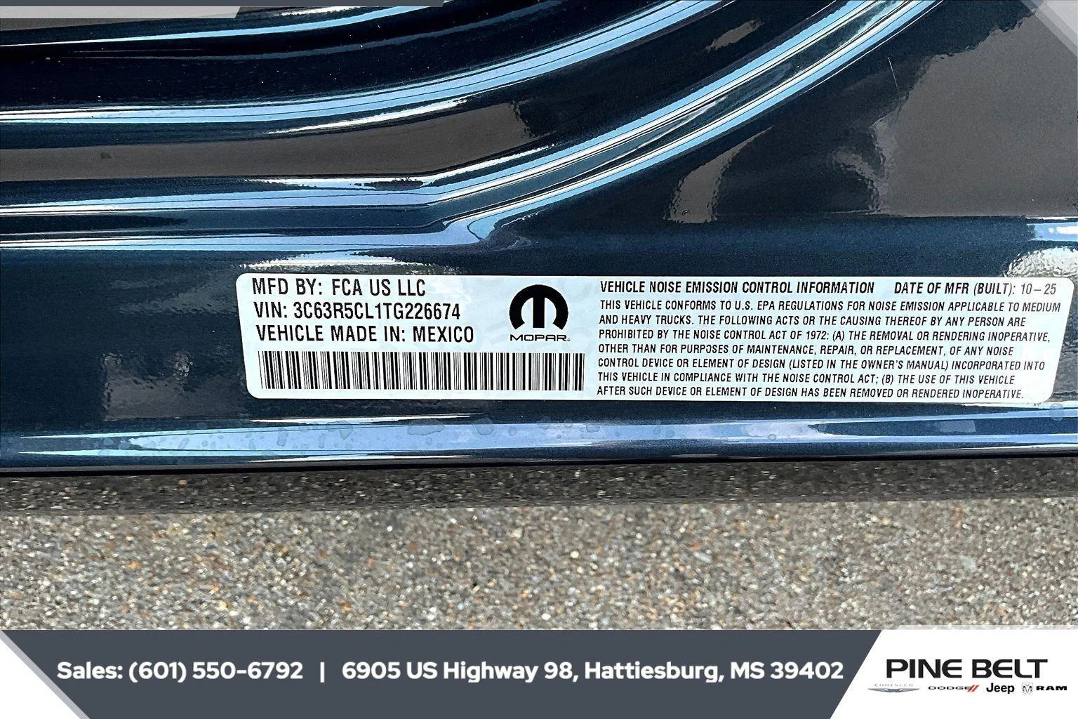 New 2026 Forged Blue Metallic Exterior Paint RAM Tradesman image 7