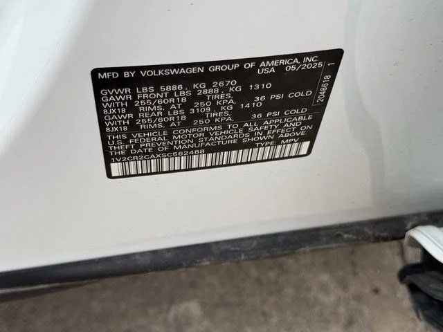 Certified Used 2025 White Volkswagen 2.0T Peak Edition image 29