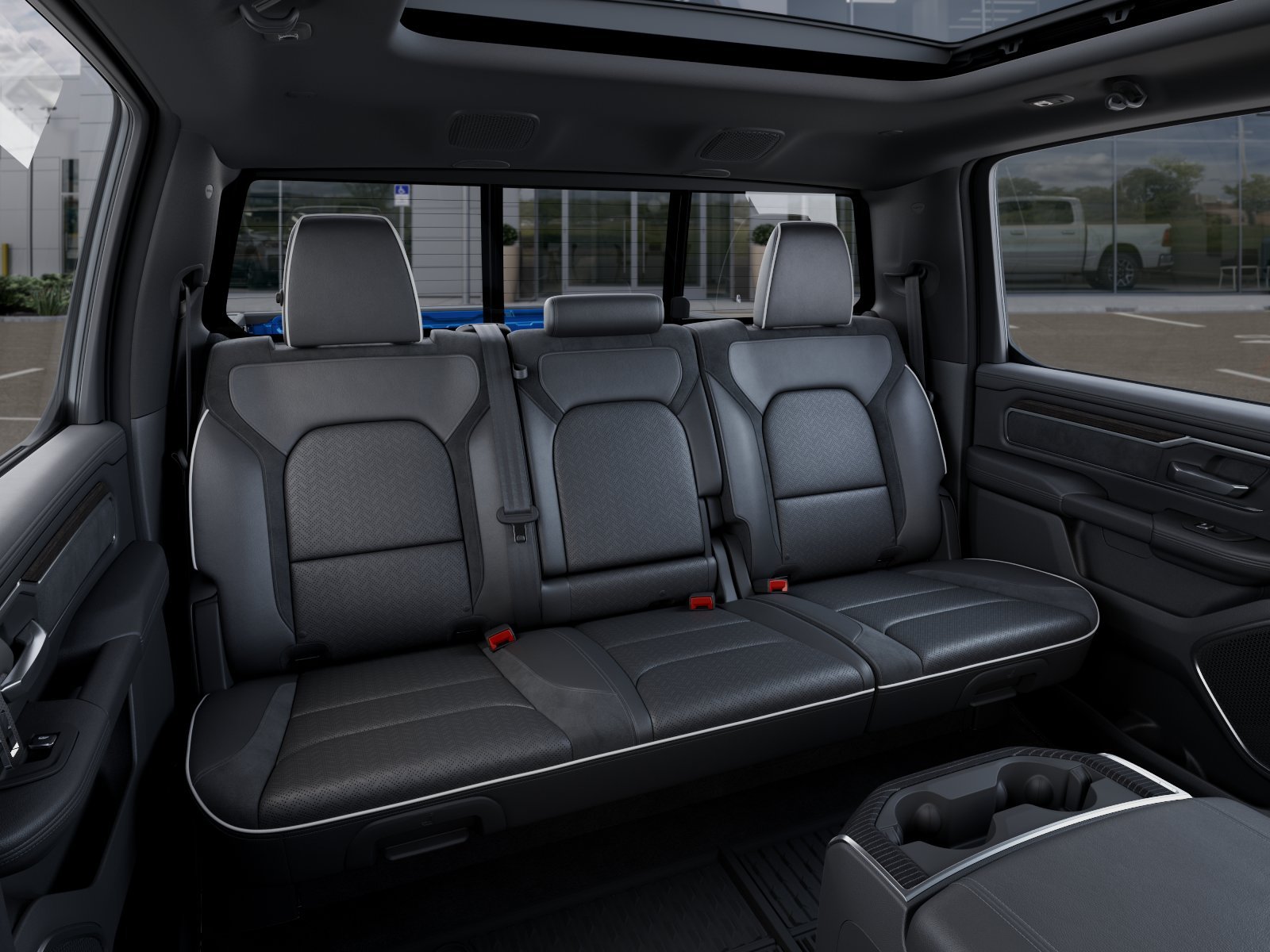 New 2026 Hydro Blue Pearl-Coat Exterior Paint RAM Laramie image 41