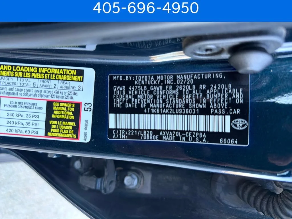Pre-Owned 2020 Toyota Camry XSE