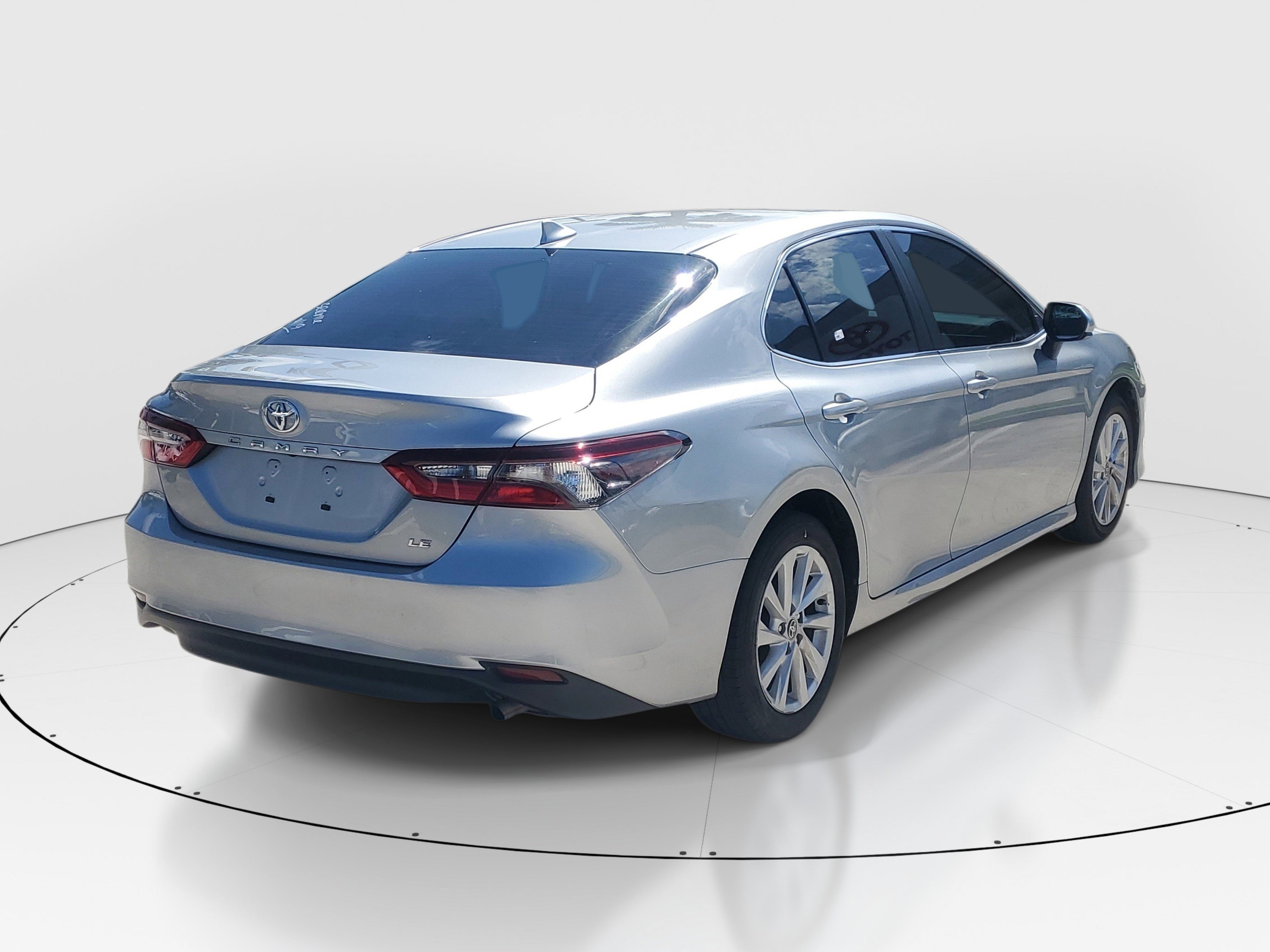 Used 2024 Celestial Silver Metallic Toyota LE image 3