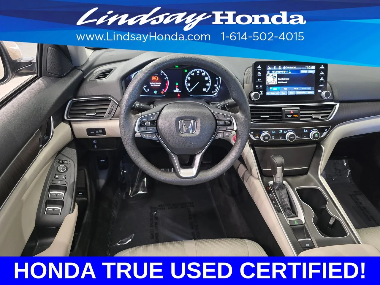 Certified Used 2019 Champagne Frost Pearl Honda EX image 13
