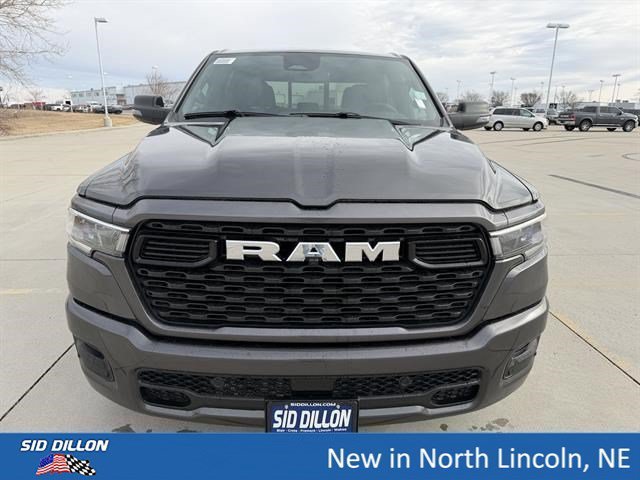 New 2026 Granite Crystal Metallic Clear-Coat Exterior Paint RAM Big Horn Crew Cab 4x4 5