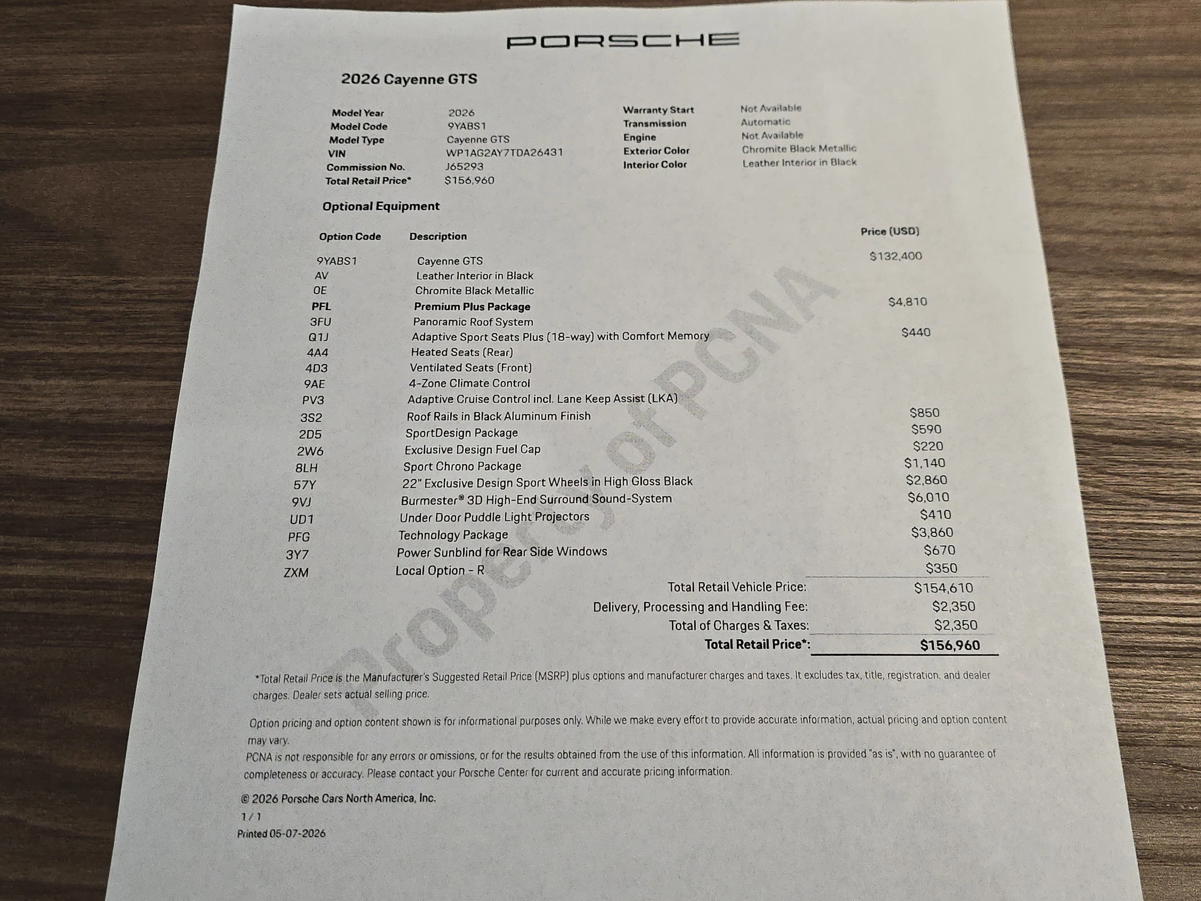 New 2026 Chromite Black Metallic Porsche GTS image 29