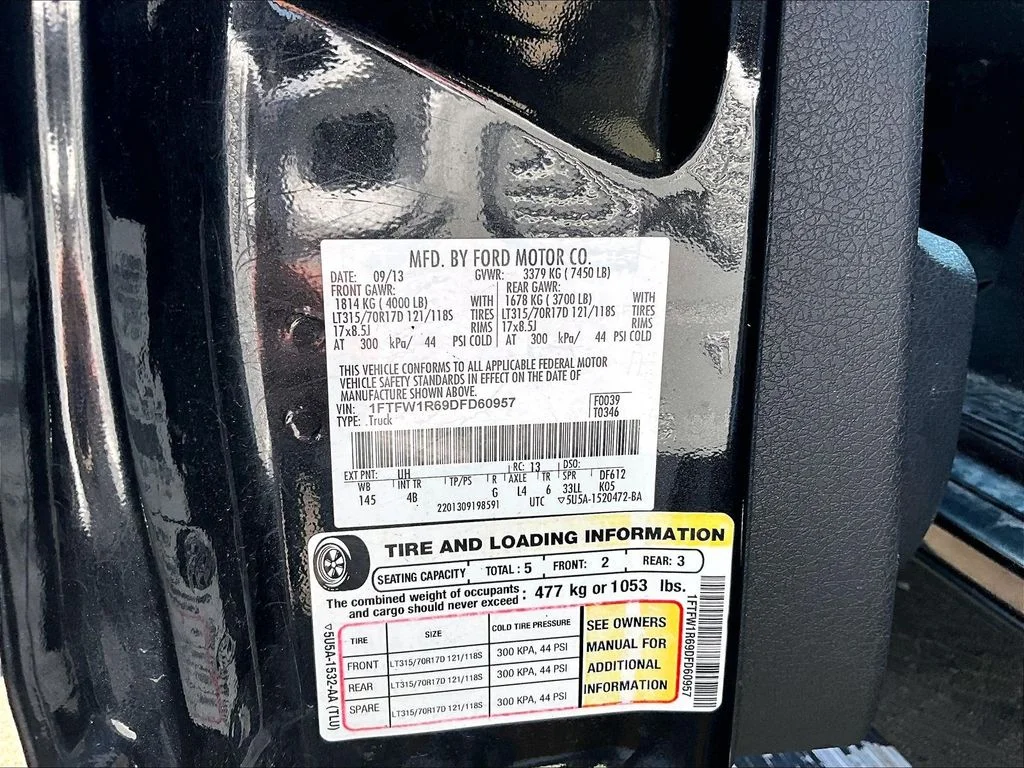 Used 2013 Black Ford SVT Raptor image 4