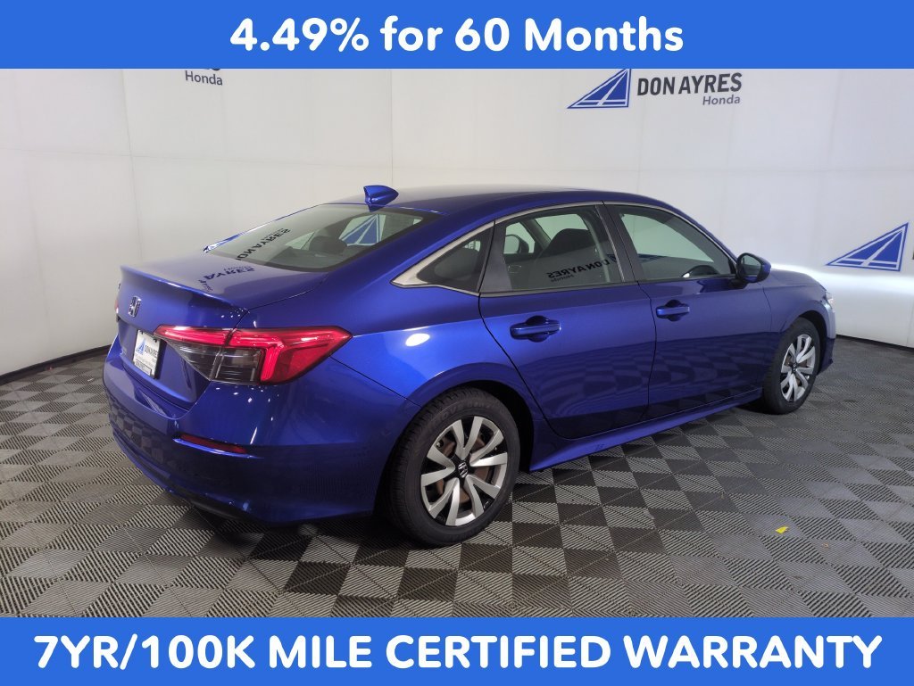Certified Used 2022 Aegean Blue Metallic Honda LX image 6