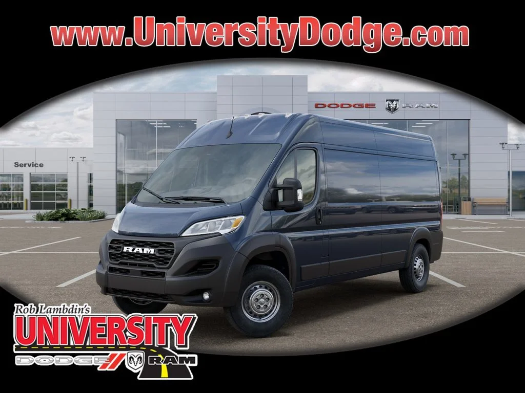 New 2026 Forged Blue Metallic Exterior Paint RAM High Roof image 1