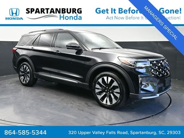 Used 2025 Black Metallic Ford Platinum image 1