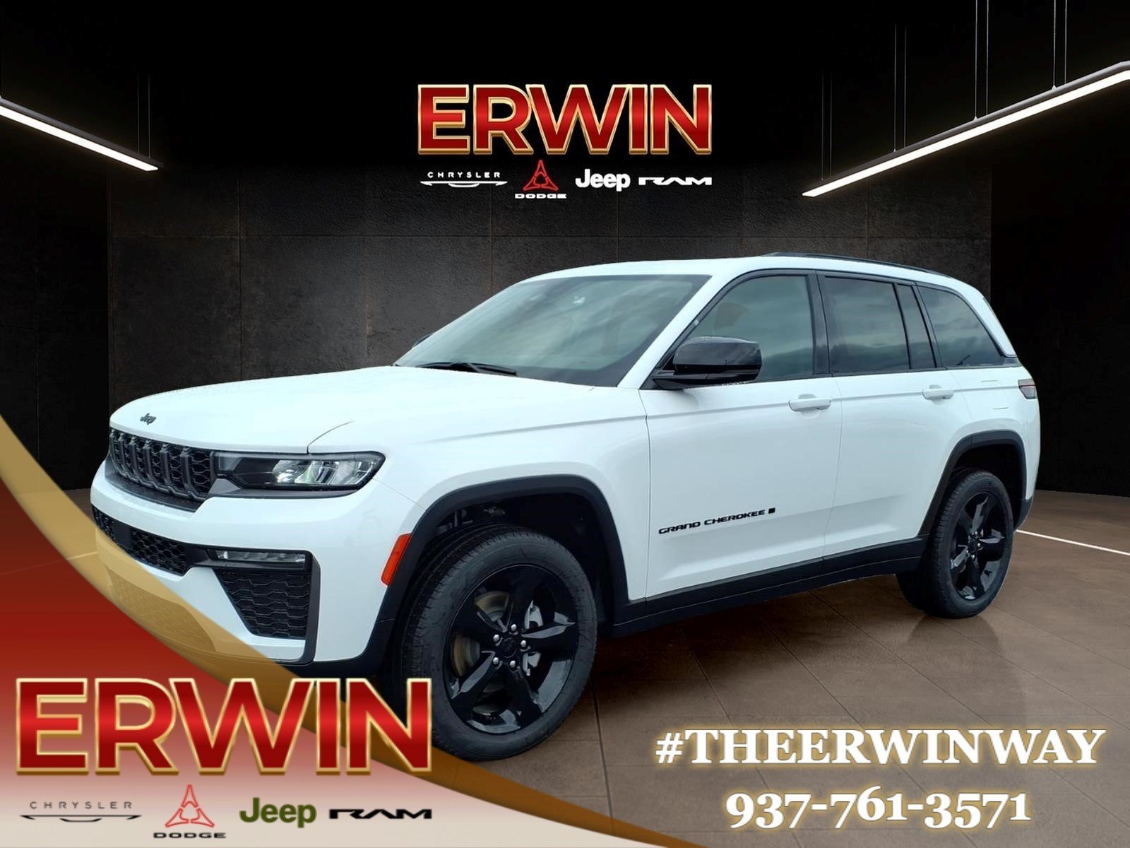 New 2026 Bright White Clearcoat Jeep Limited image 3