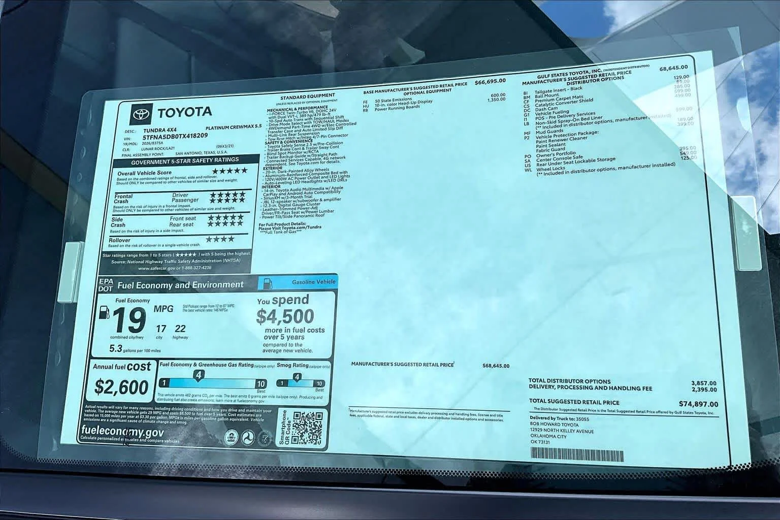 New 2026 Lunar Rock Toyota Platinum image 20