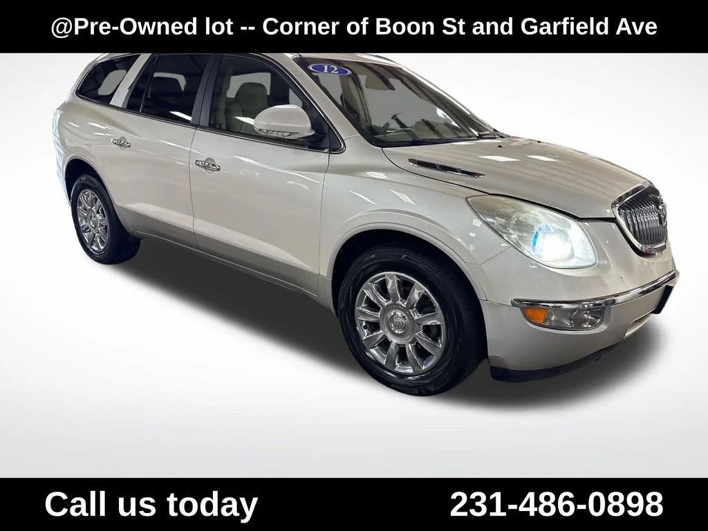 Used 2012 White Buick Leather Group image 7