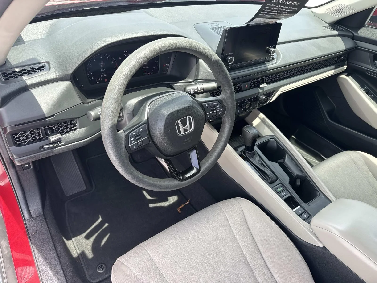 Used 2024 Radiant Red Metallic Honda EX image 18