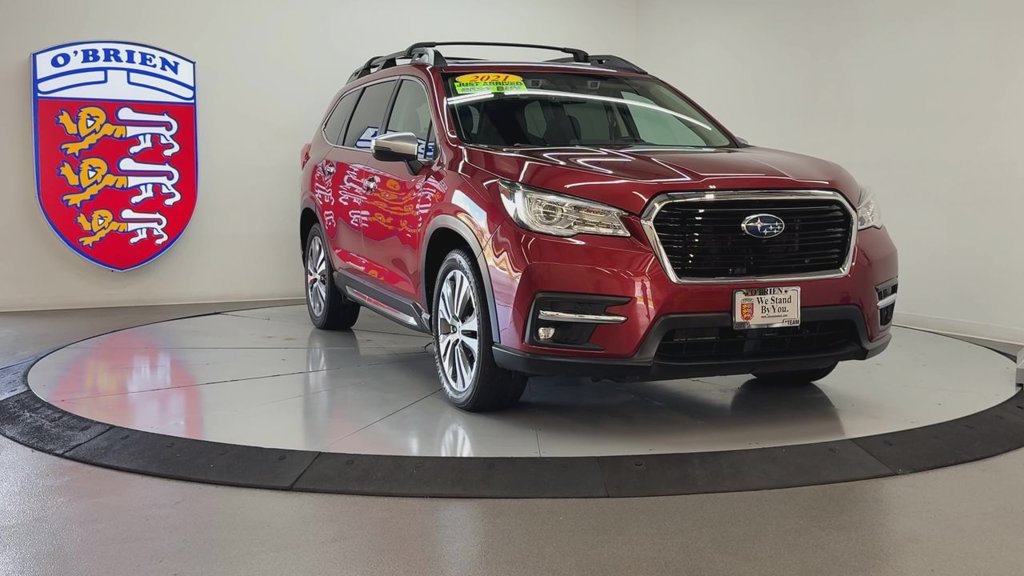 Used 2021 Crimson Red Pearl Subaru Touring image 2
