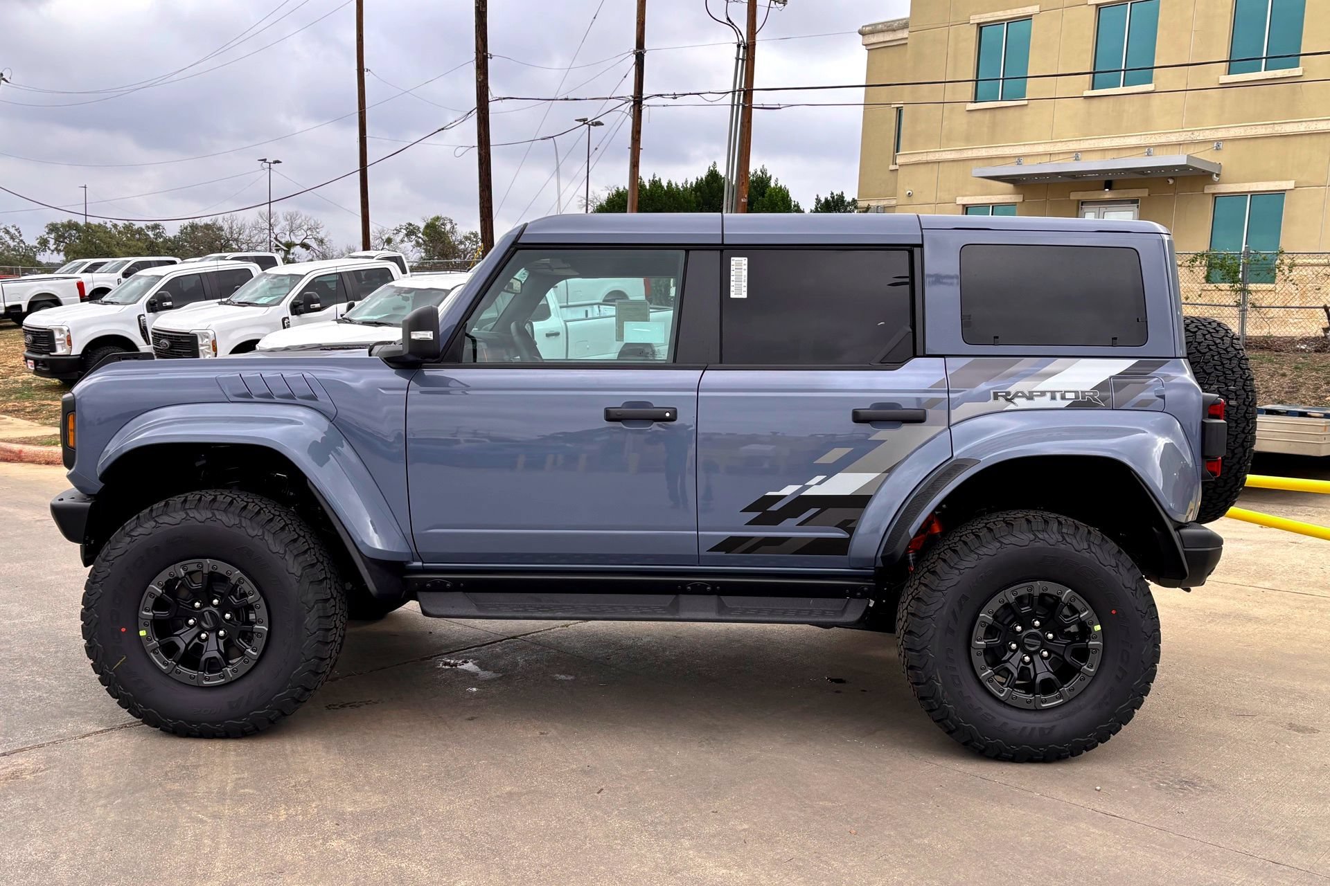 New 2025 Azure Gray Metallic Tri-Coat Ford Raptor image 4