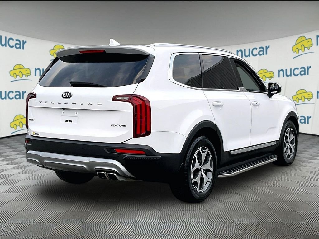 Used 2021 White Kia EX image 6
