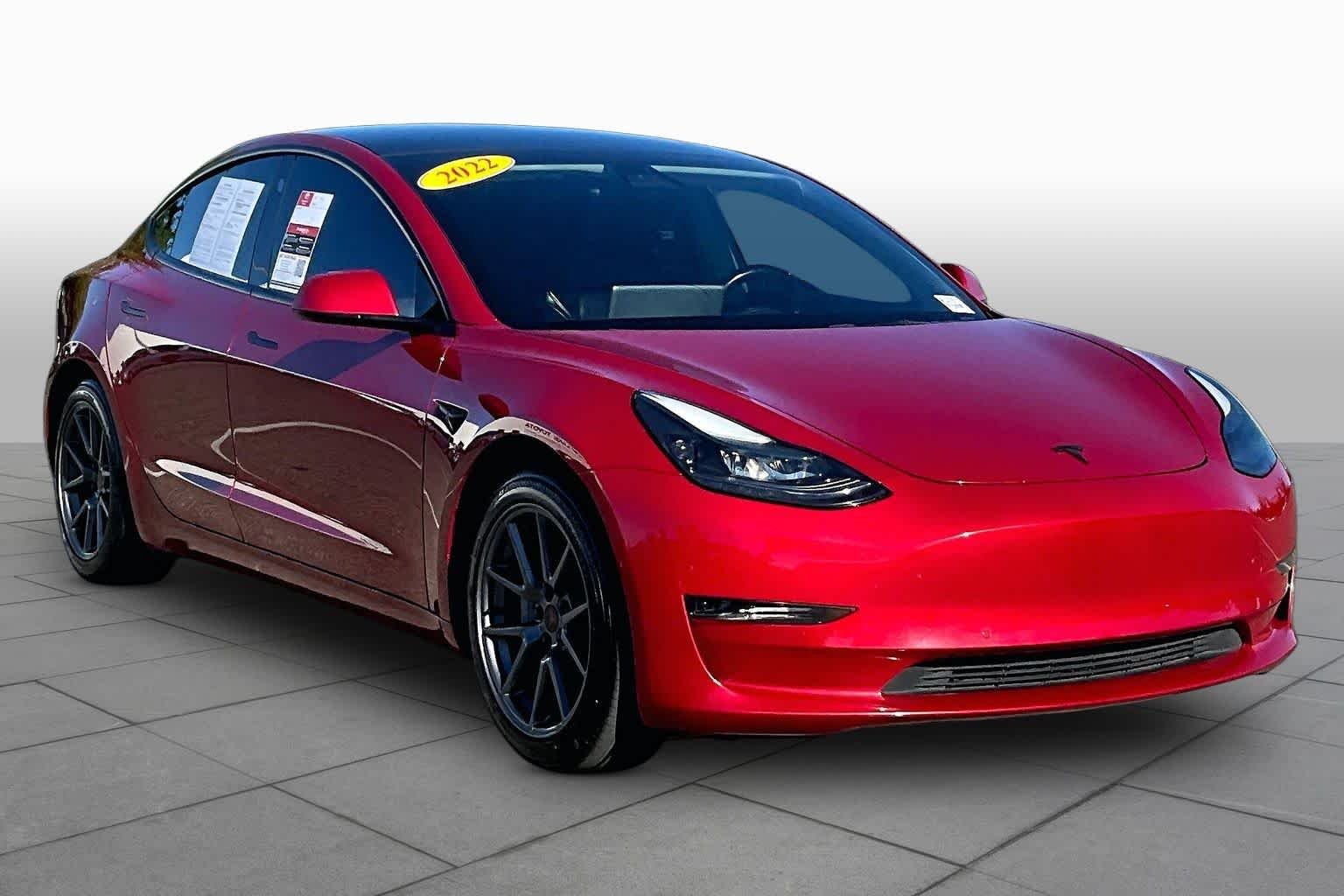Used 2022 Tesla Model 3 Base with VIN 5YJ3E1EA6NF103793 for sale in Folsom, CA