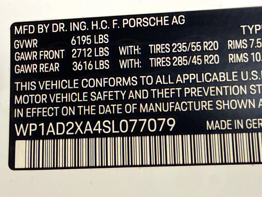 Used 2025 White Porsche Electric image 33