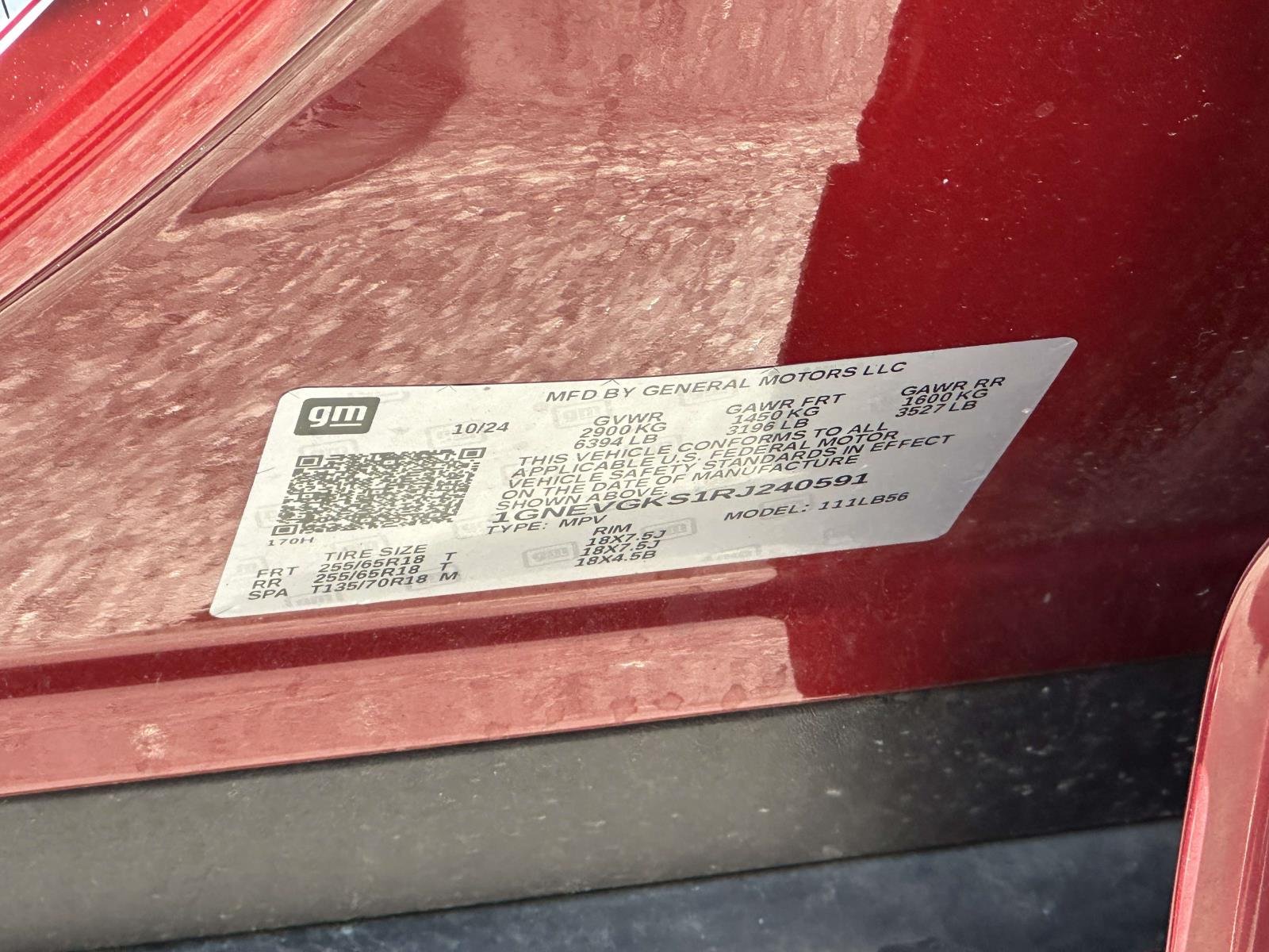 Used 2024 Red Chevrolet LT image 18