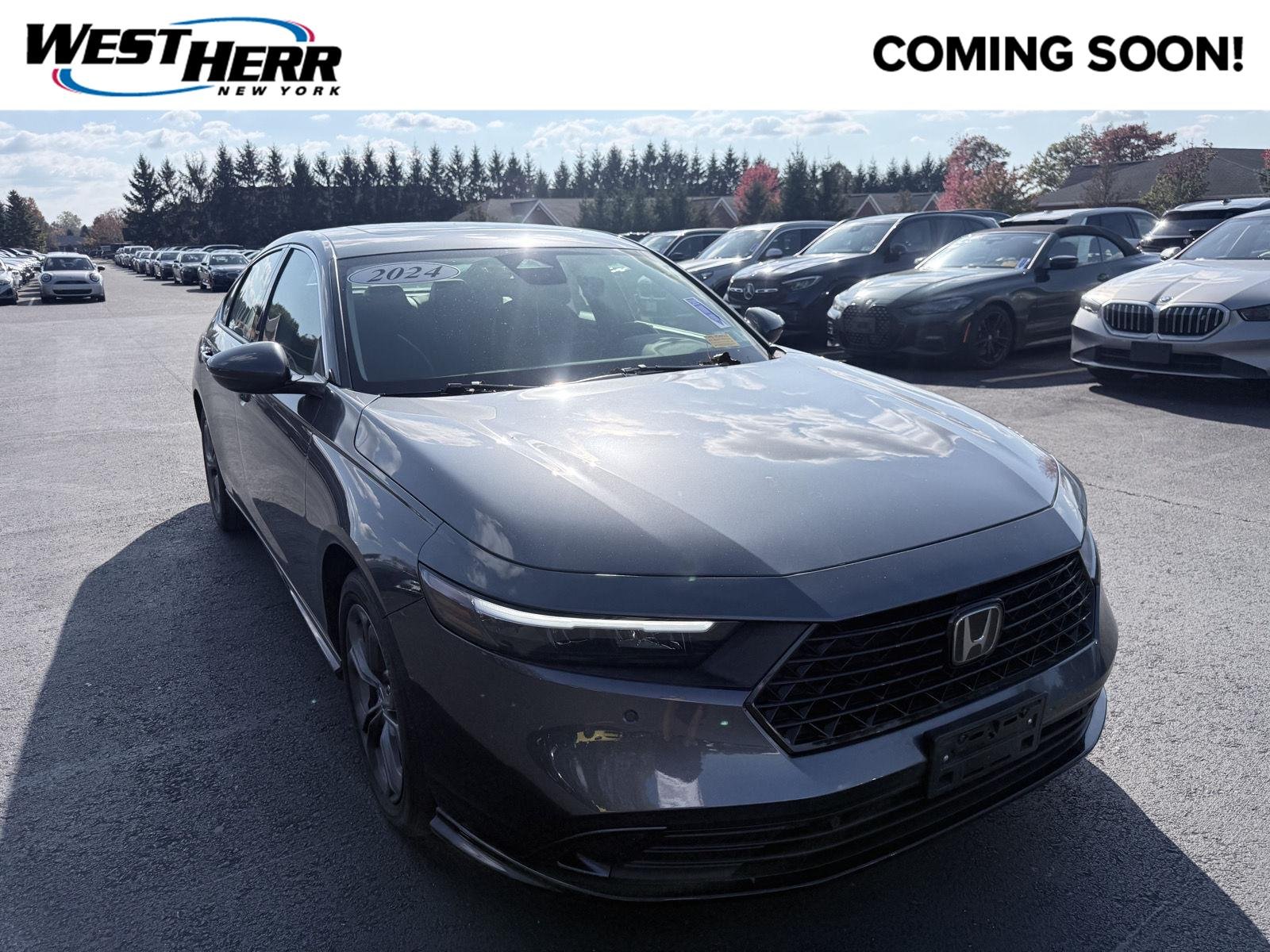 Used 2024 Meteorite Gray Metallic Honda EX-L image 1