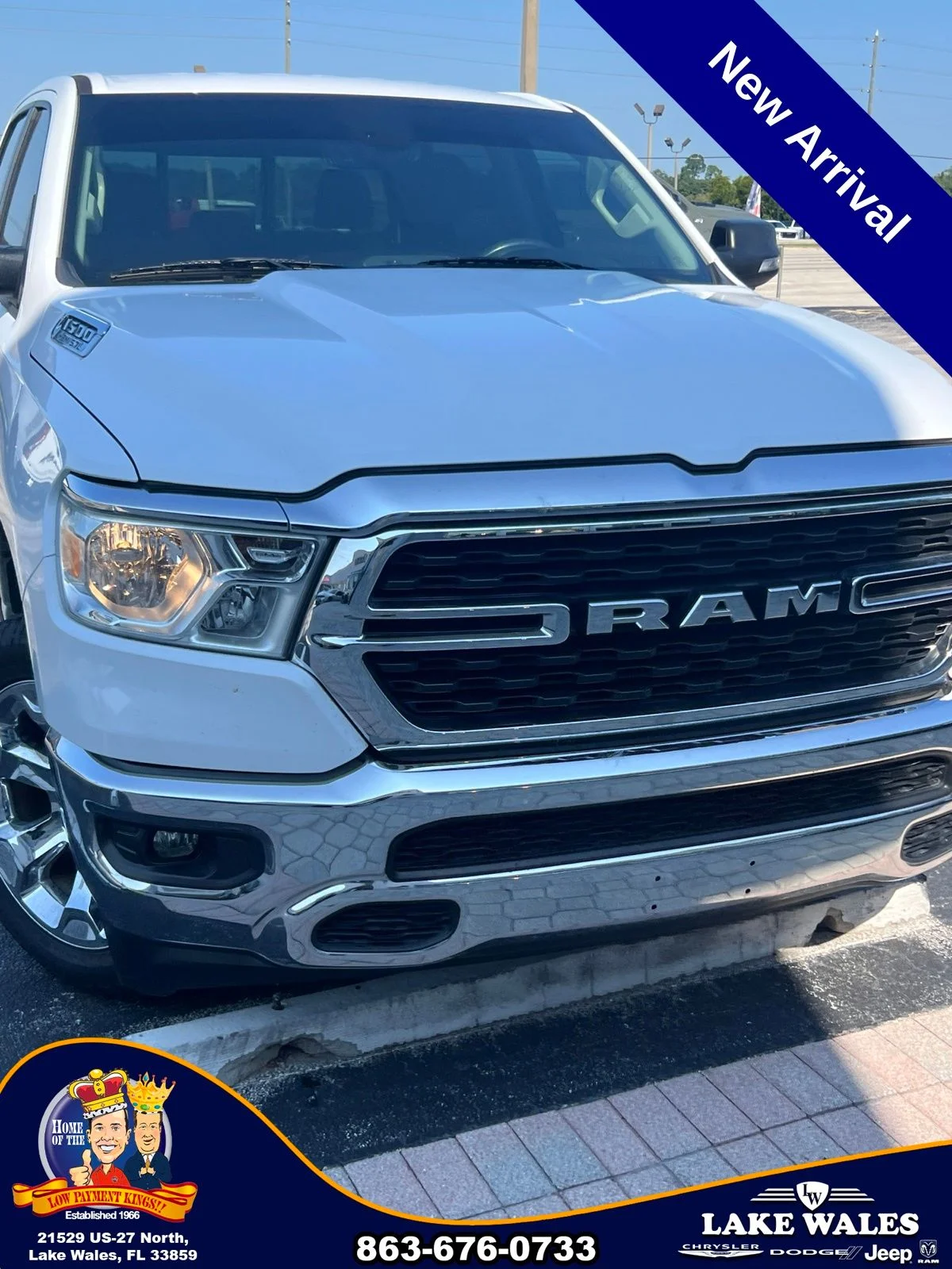 Used 2022 White Ram Big Horn/Lone Star image 7