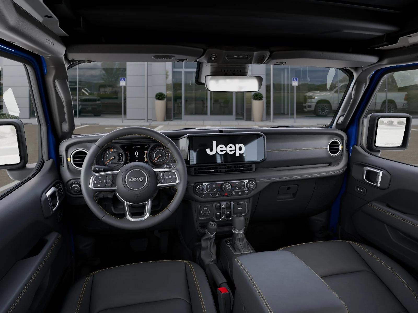 New 2026 Hydro Blue Pearl-Coat Exterior Paint Jeep Sahara image 24