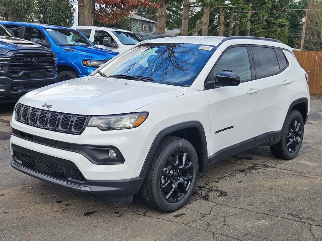 New 2026 Bright White Clear-Coat Exterior Paint Jeep Latitude image 3