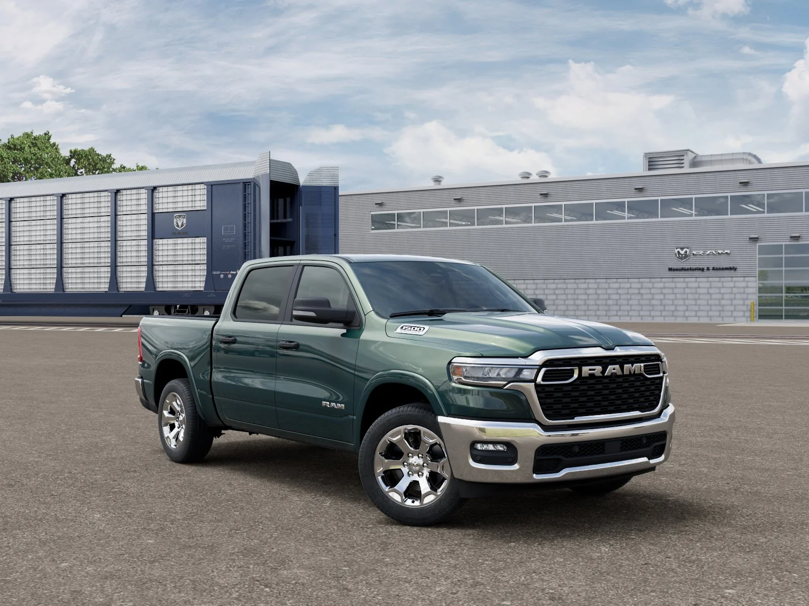 New 2026 Serrano-Green Metallic Exterior Paint RAM BIG HORN image 5