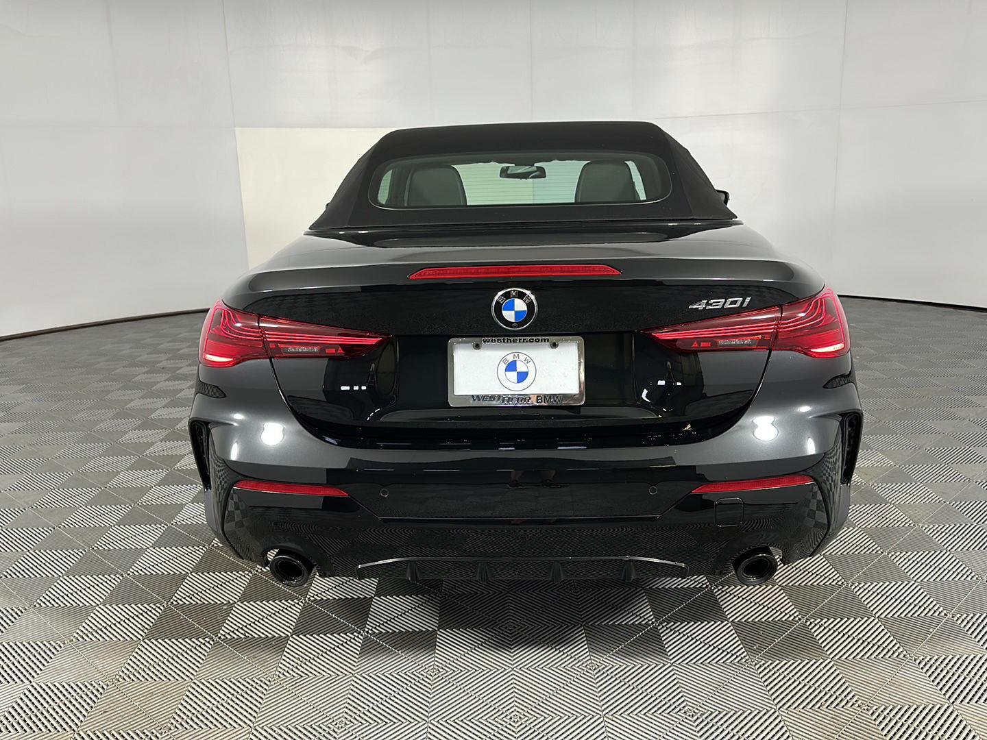 Used 2025 Black Sapphire Metallic BMW 430i xDrive image 21