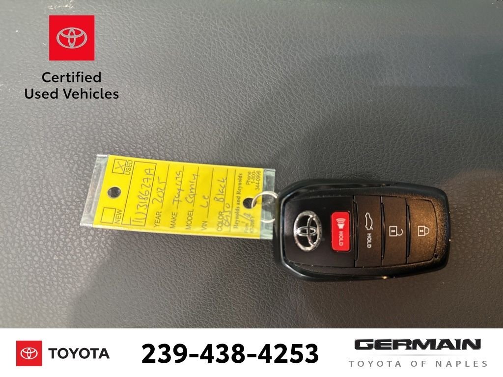 Certified Used 2025 Black Toyota LE image 21