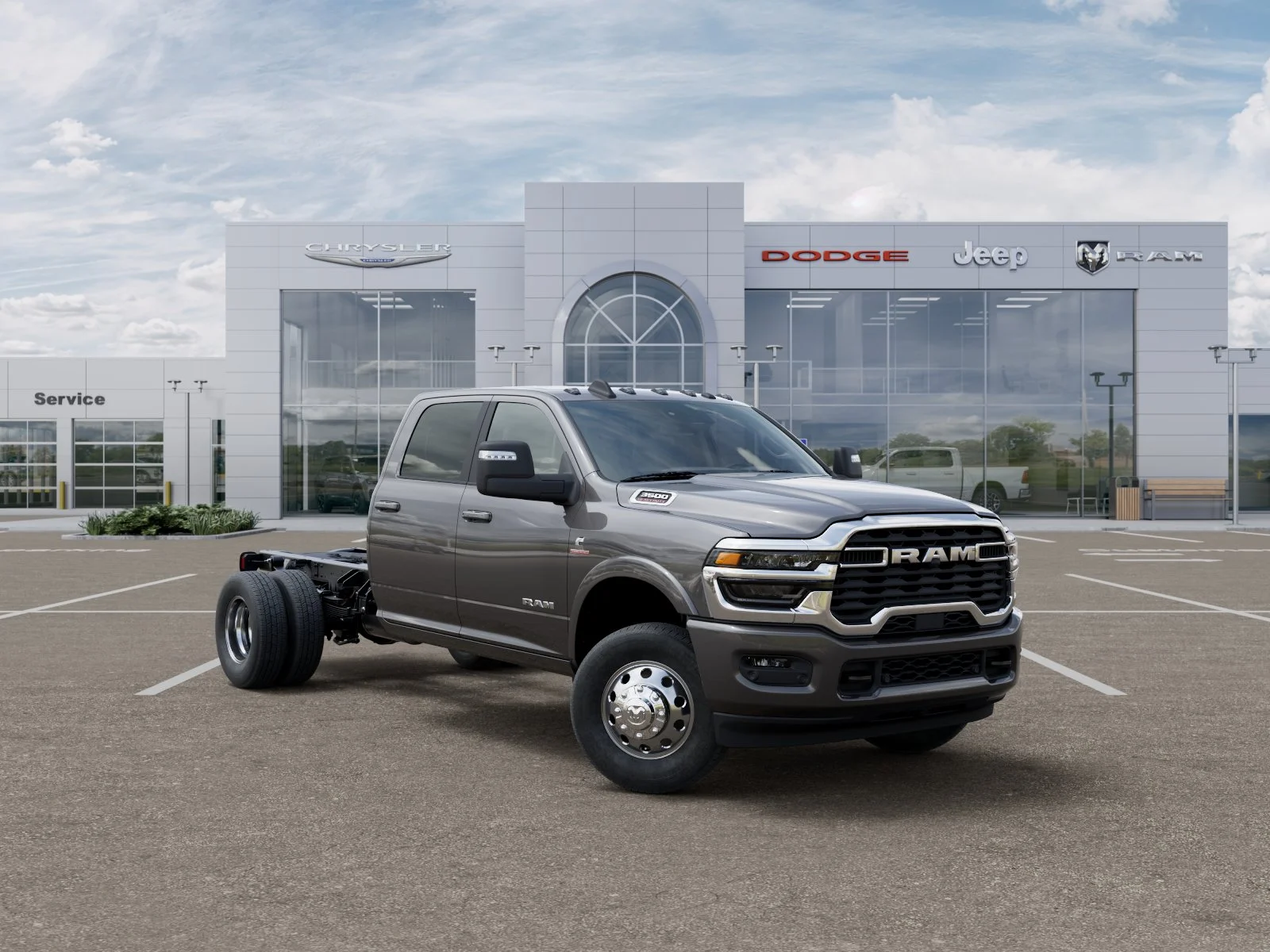 New 2026 Granite Crystal Metallic Clear-Coat Exterior Paint RAM Laramie image 61