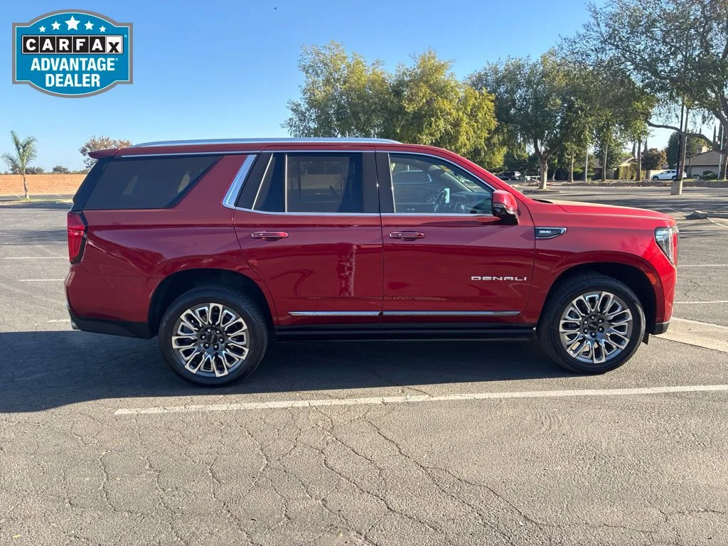 Used 2024 Volcanic Red Tintcoat GMC Denali Ultimate image 3