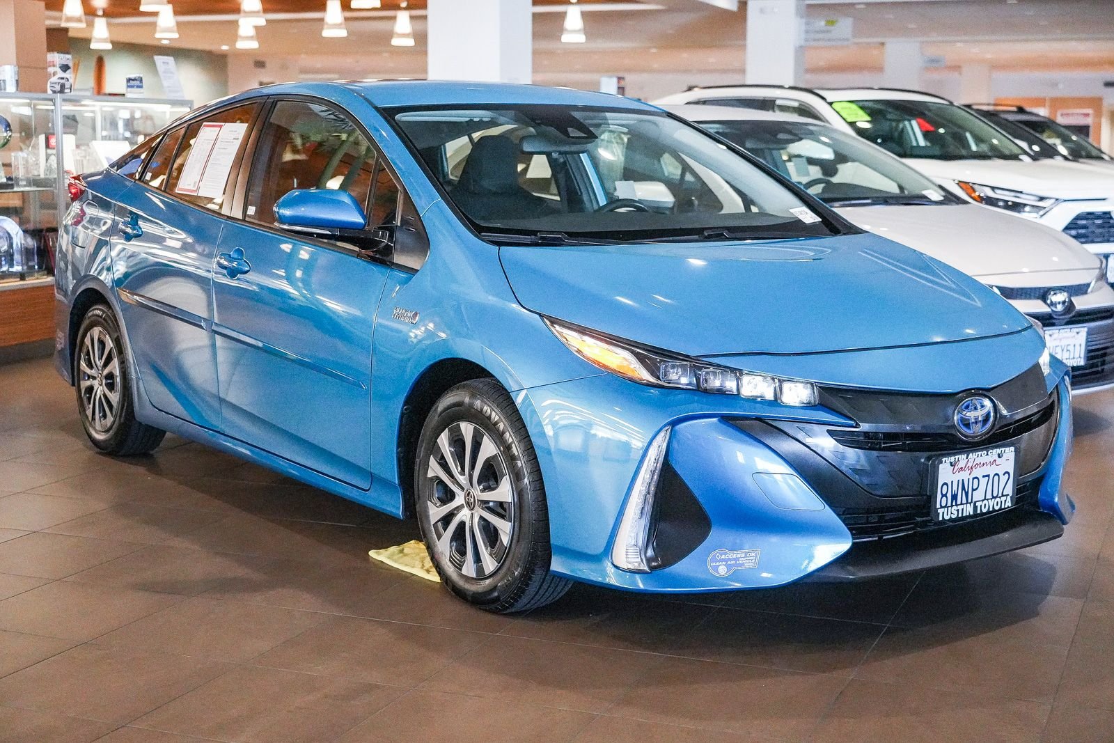 Certified Used 2021 Blue Toyota LE image 5