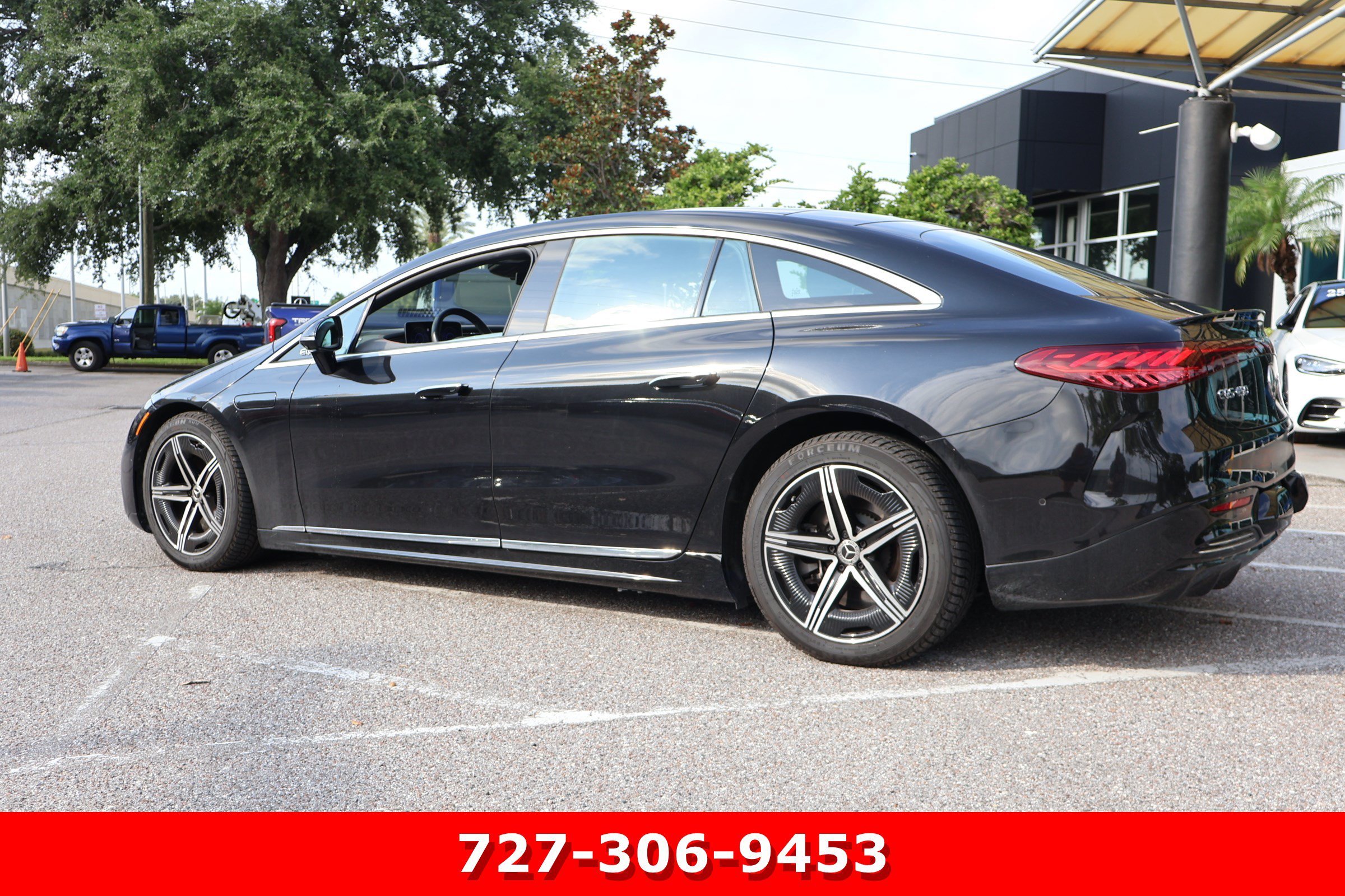 Certified Used 2023 Obsidian Black Metallic Mercedes-Benz EQS 450 image 7