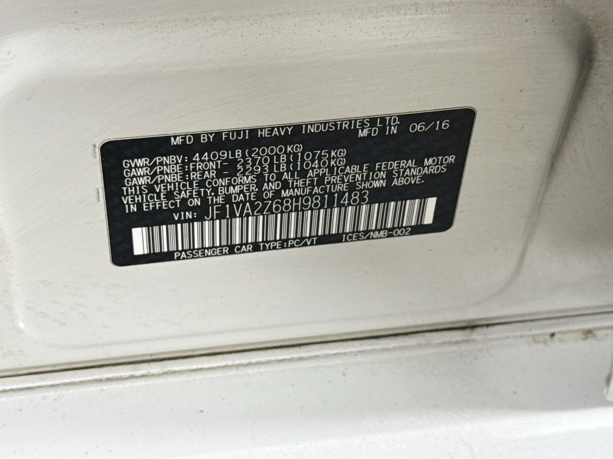 Used 2017 Crystal White Pearl Subaru STI Limited image 34