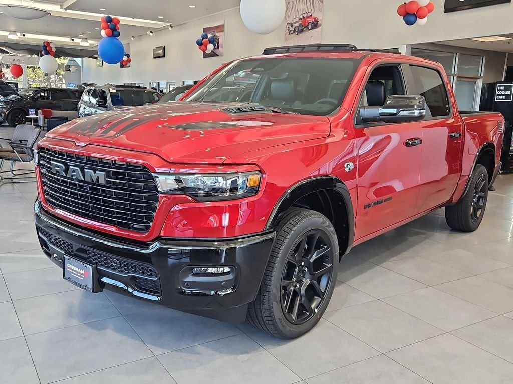 New 2026 Molten Red Pearl-Coat Exterior Paint RAM Laramie image 3