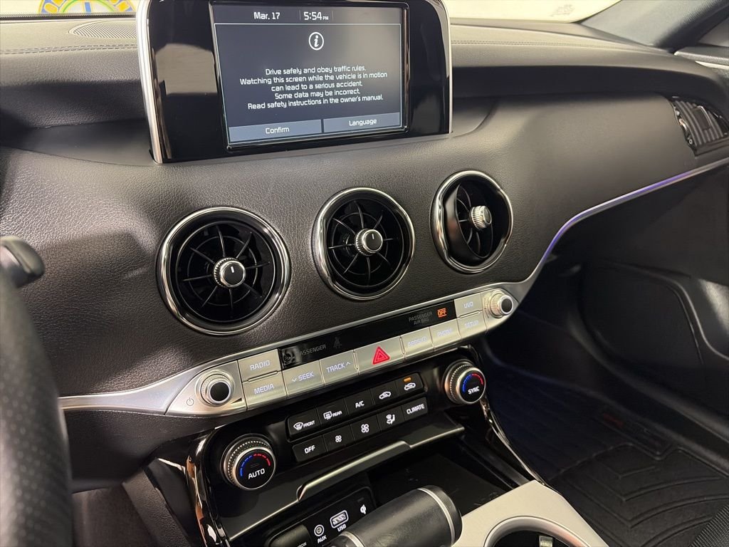 Certified 2020 Kia Stinger GT with VIN KNAE35LC8L6081246 for sale in Elk River, Minnesota