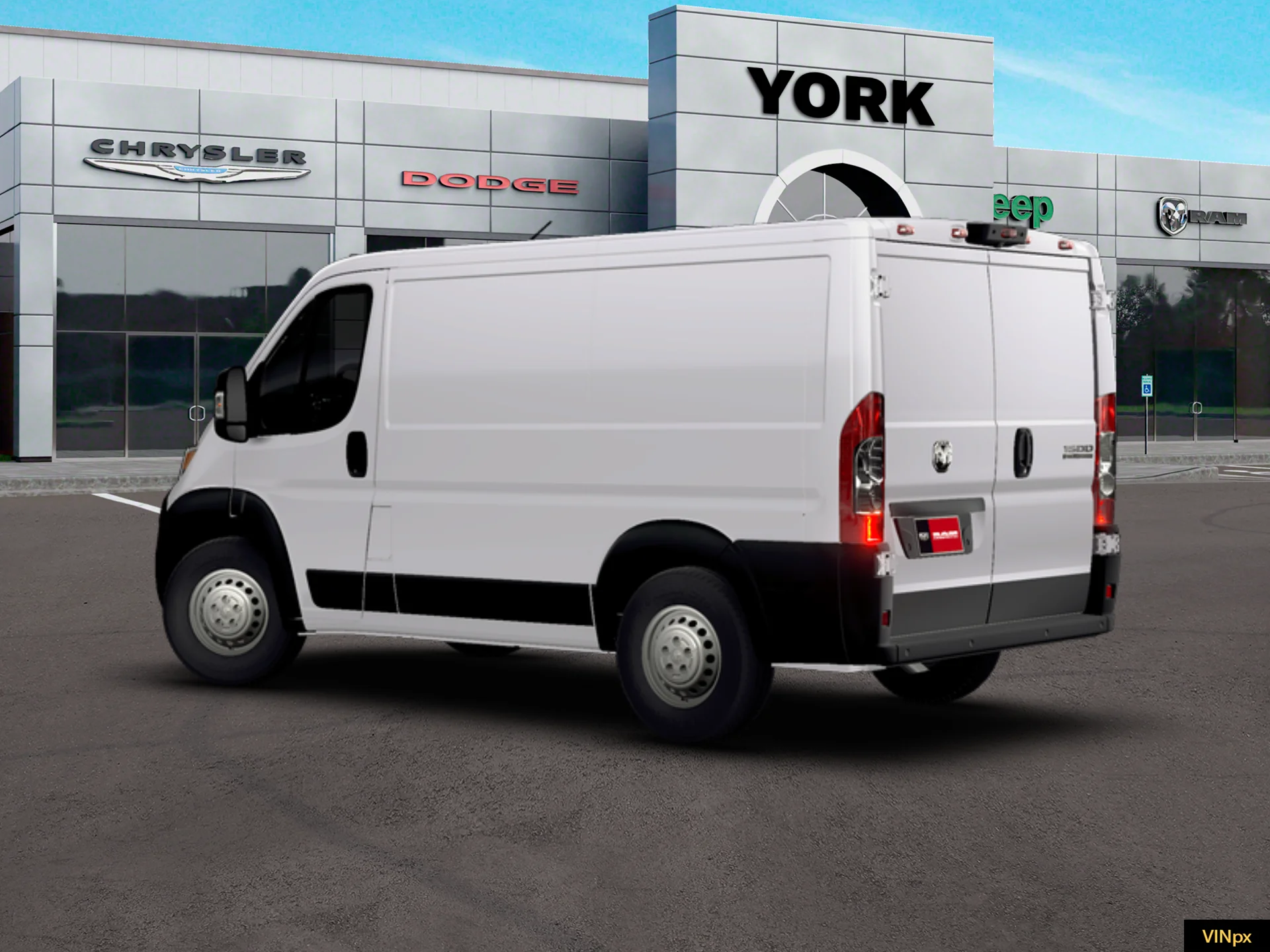 New 2026 Bright White Clear-Coat Exterior Paint RAM Tradesman image 16