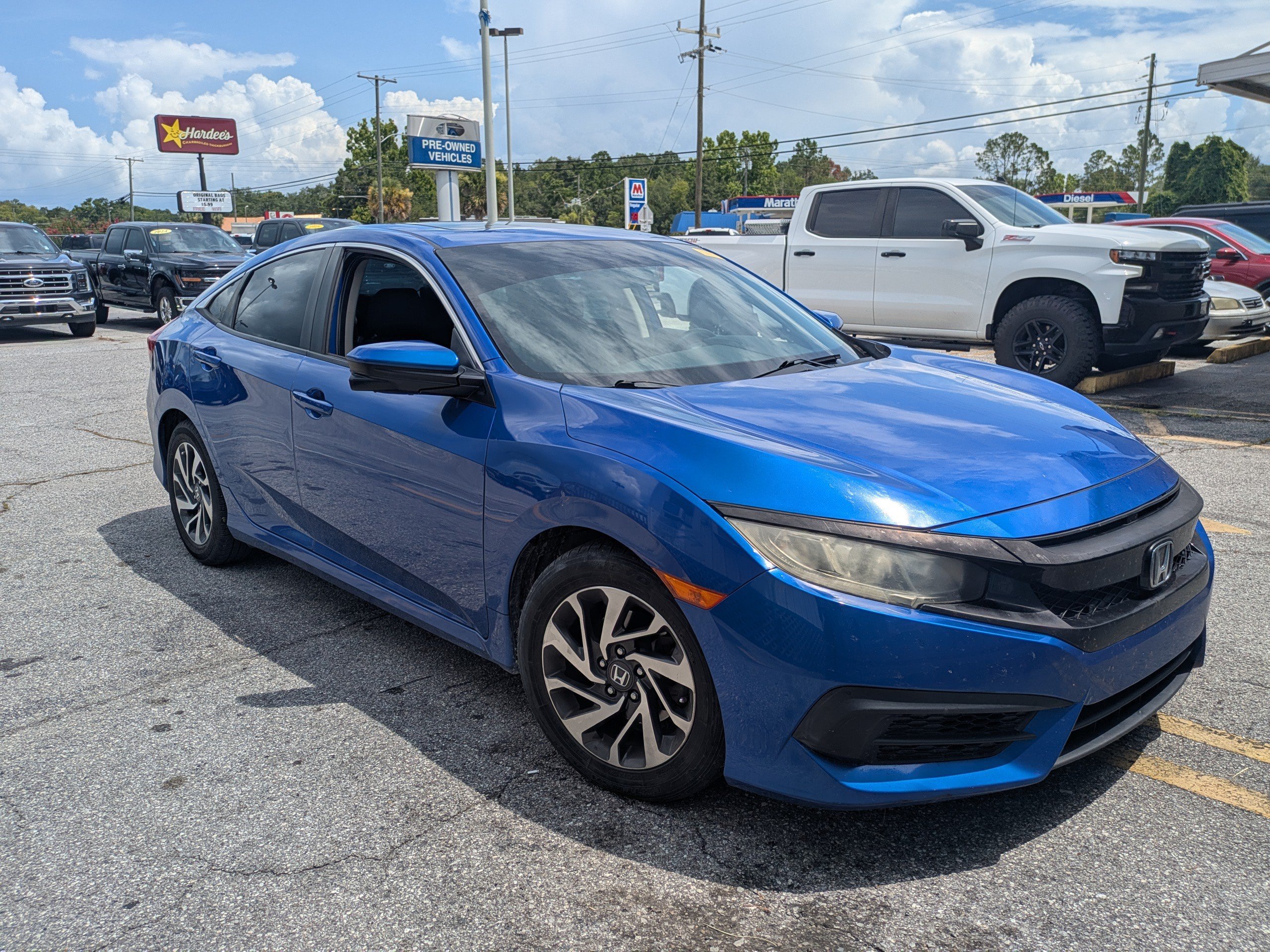 Used 2016 Blue Honda EX image 2