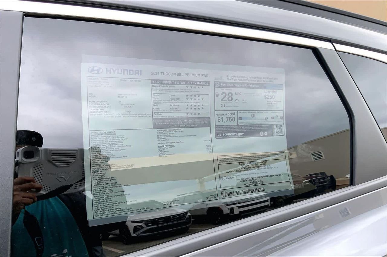 New 2026 Ecotronic Gray Hyundai SEL Premium FWD image 18