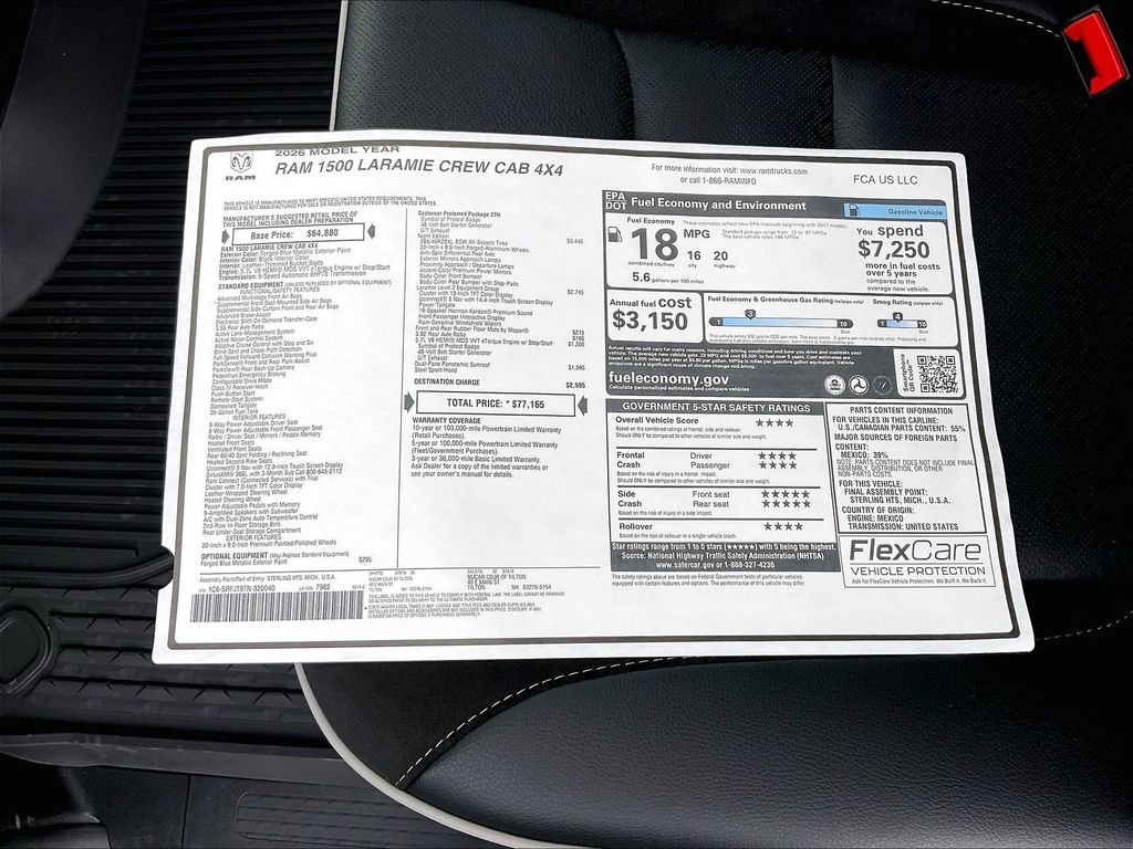 New 2026 Forged Blue Metallic Ram Laramie image 17