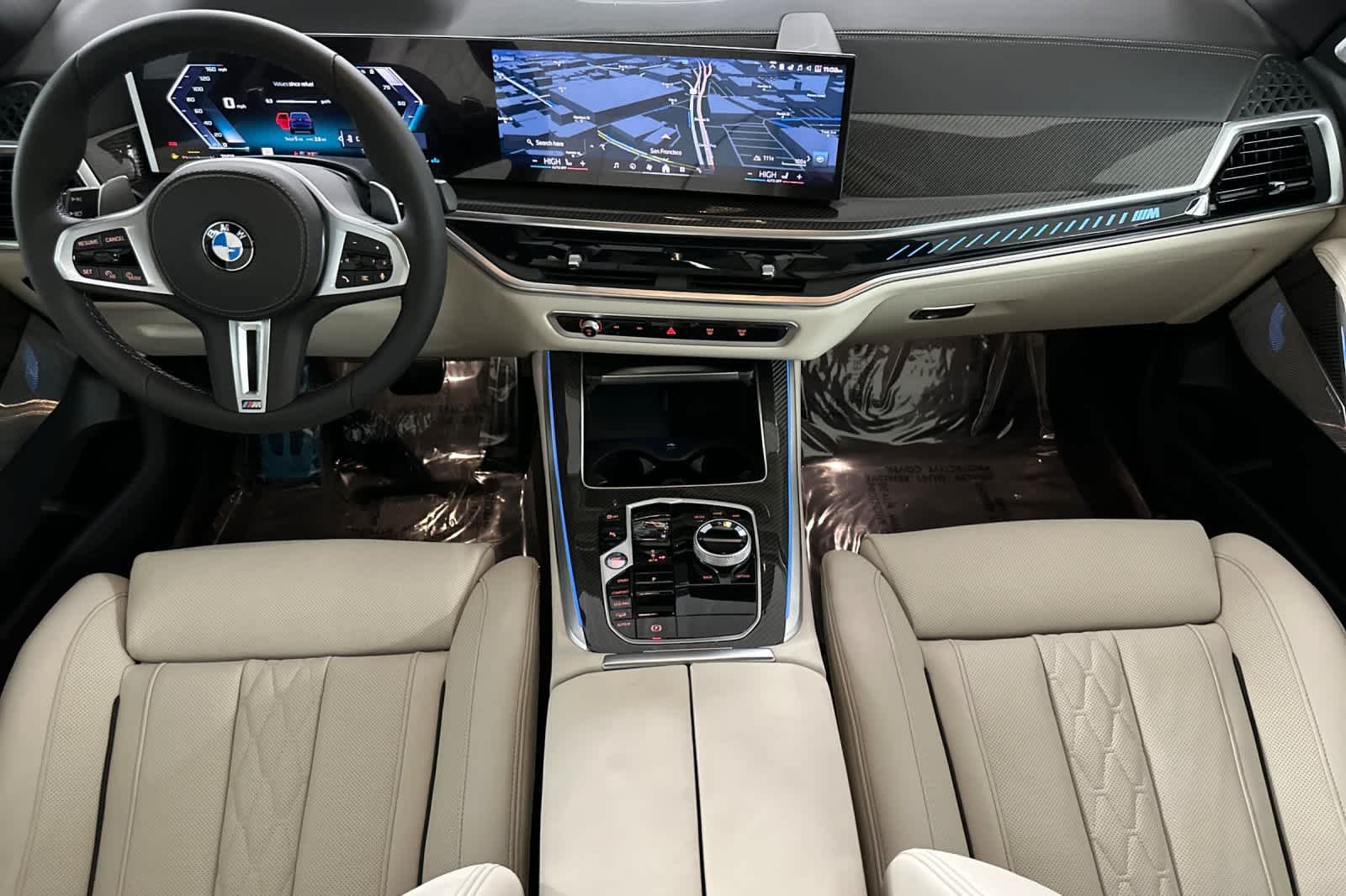 Used 2026 Tanzanite Blue II Metallic BMW M60i image 3