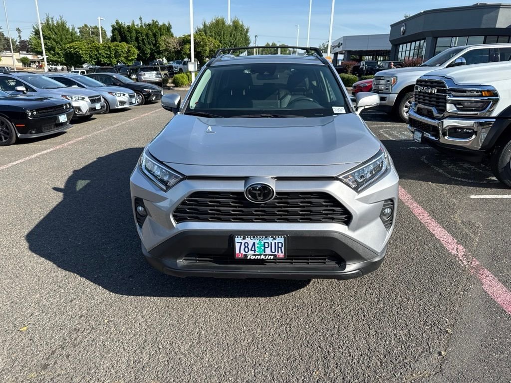 Used 2021 Silver Sky Metallic Toyota XLE Premium image 2
