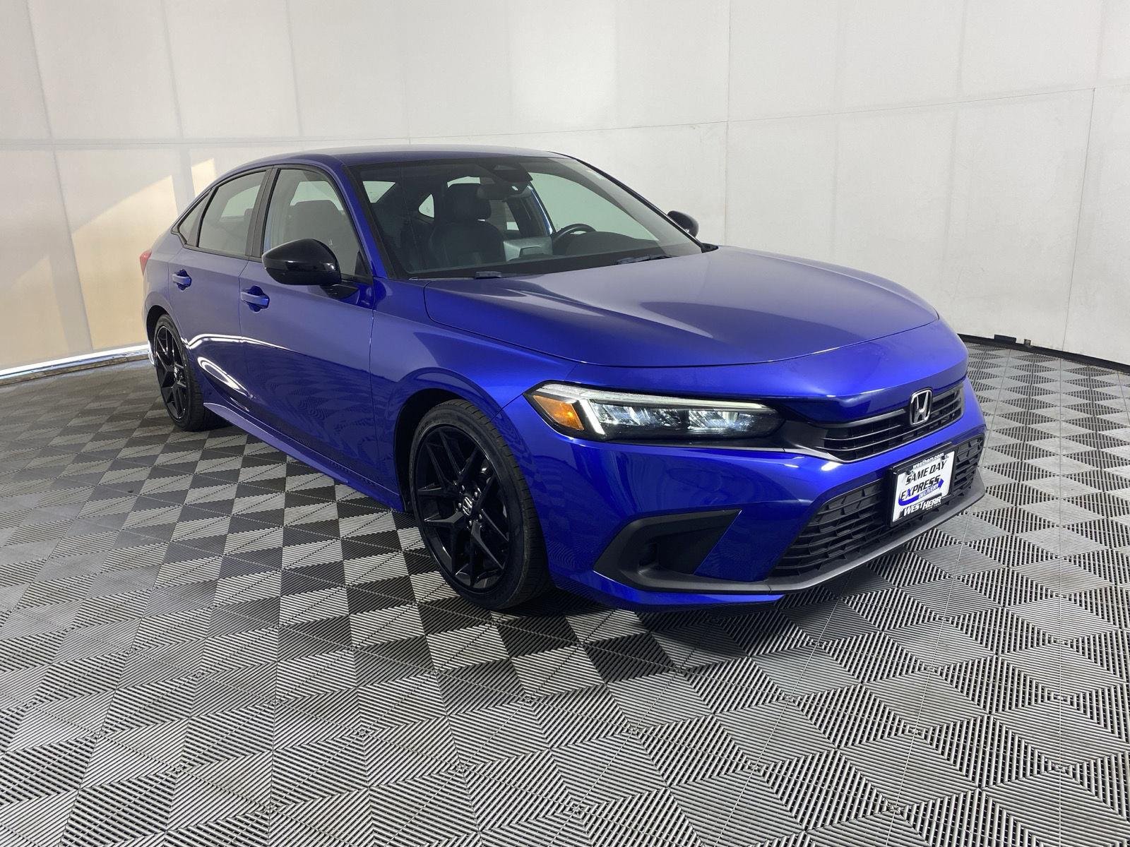 Used 2024 Aegean Blue Metallic Honda Sport image 10