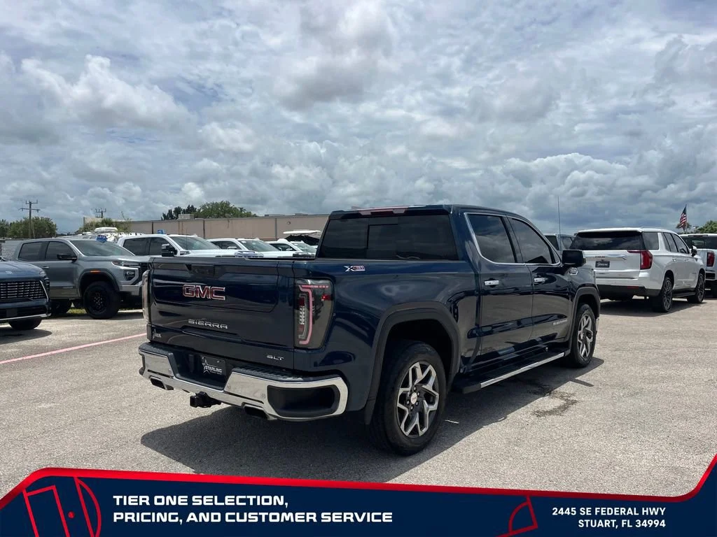 Used 2023 Pacific Blue Metallic GMC SLT image 7