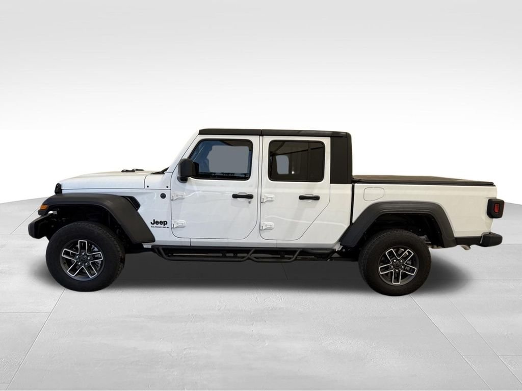 Used 2025 Bright White Clearcoat Jeep Sport image 8