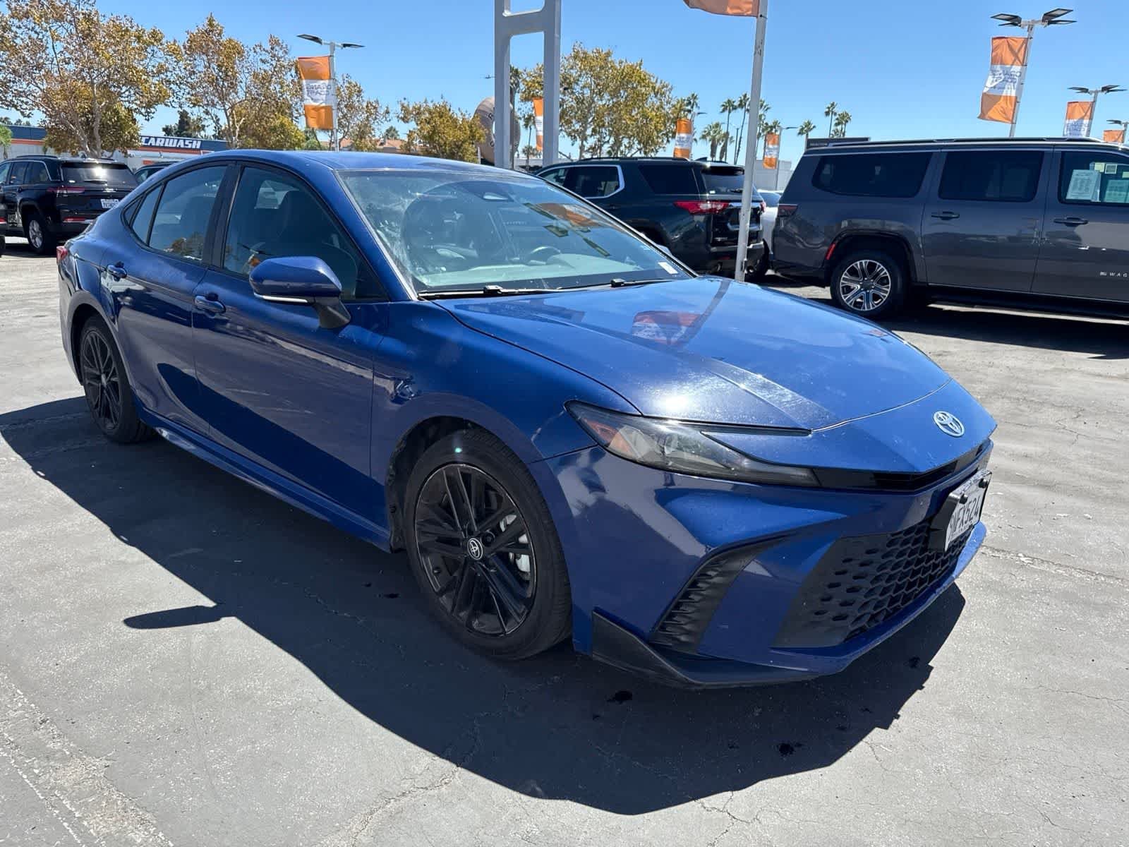 Used 2025 Reservoir Blue Toyota SE image 8